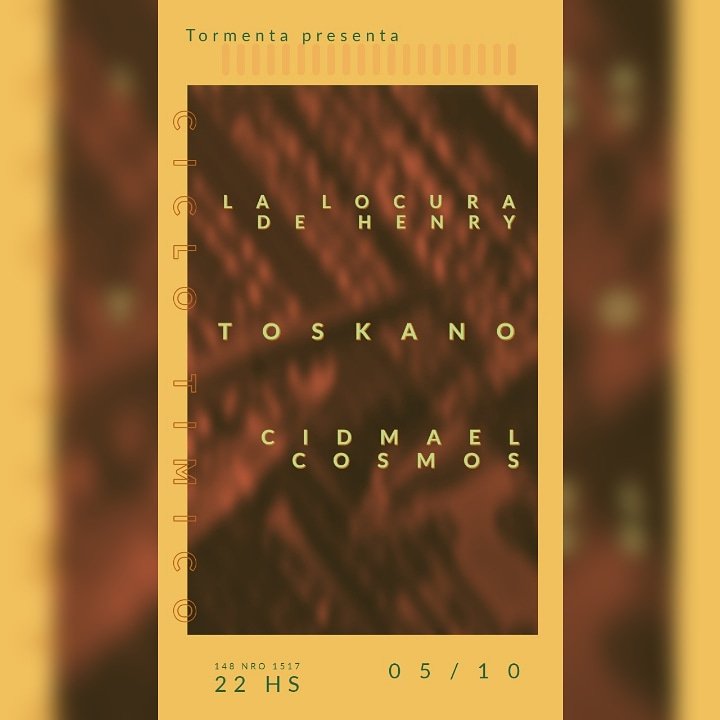 Amiguis, el próximo sábado vamos a ir a hacer ruido a #TormentaCasaCultural (calle 148 y 15, Berazategui).
La entrada será gratuita, el show a la gorra y comenzará a partir de las 22:30 hs.
Les dejamos el link del evento: facebook.com/events/1364679…

¡Están más que invitadxs! 🎉🤩🔥