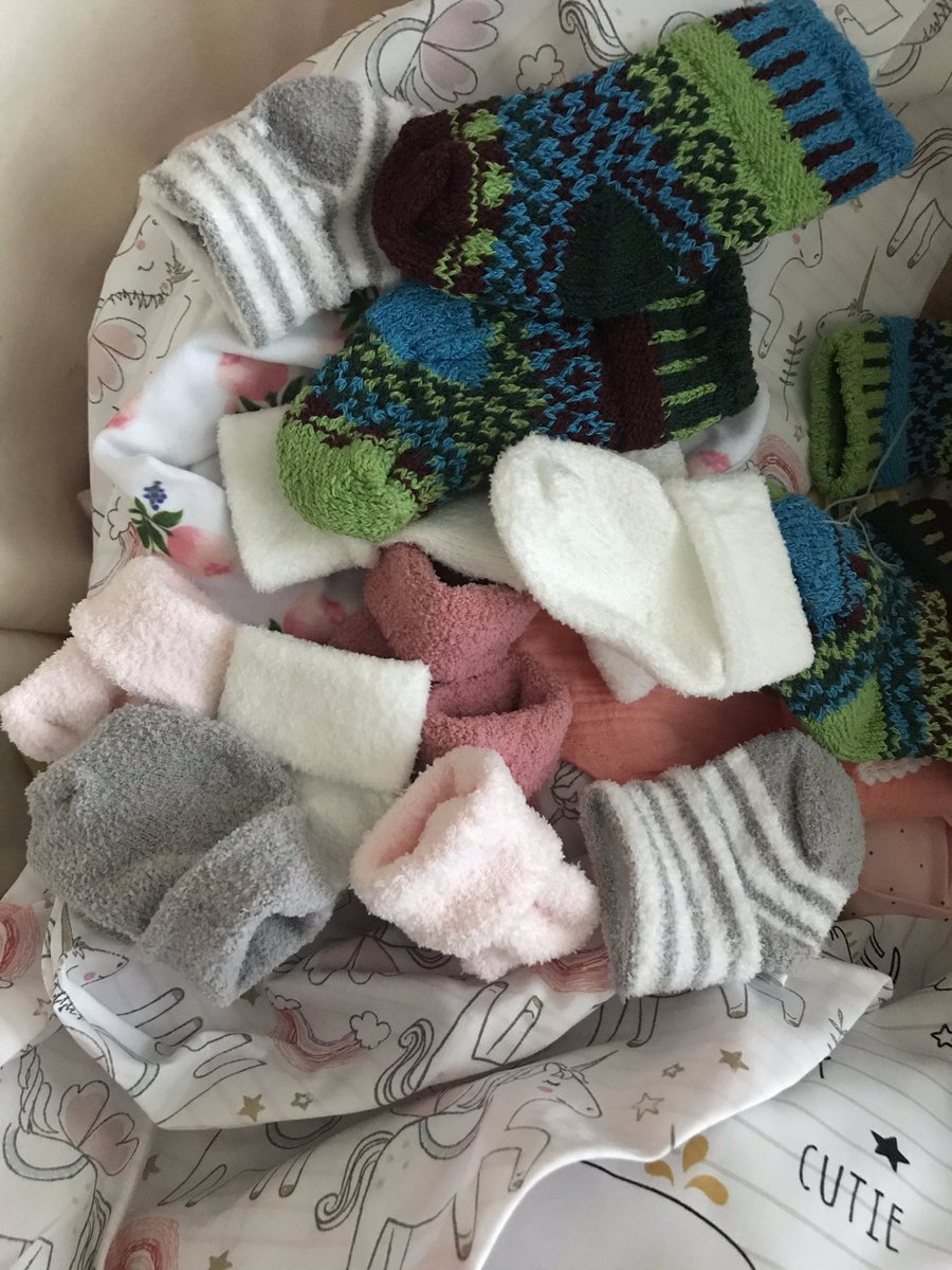 rosebaca's tweet photo. @davetarrantnews @mhamtil @dallascowboys Even more intriguing... I put this many baby socks into the washer, but how many will come out?? https://t.co/42iN28Z7KT