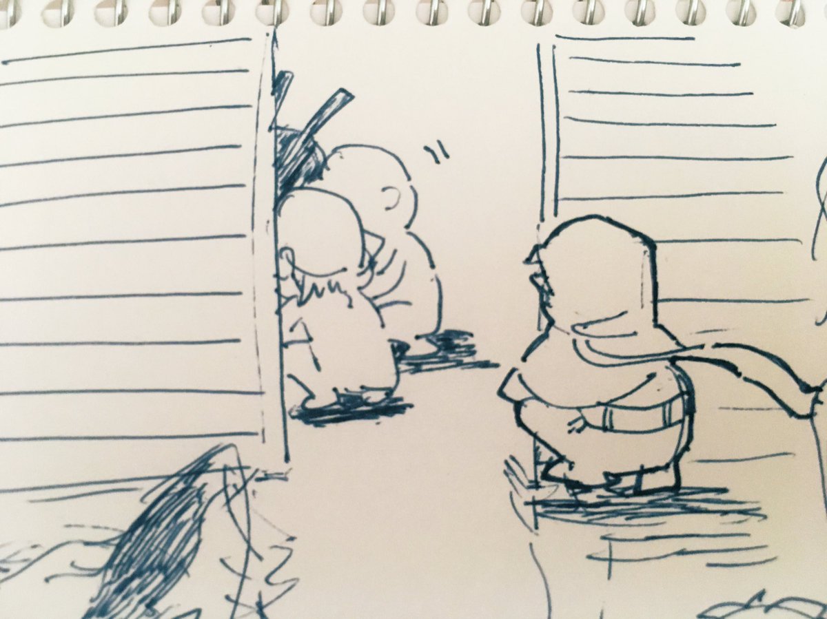 久々にずっと見ながら絵が描けた対あり! 