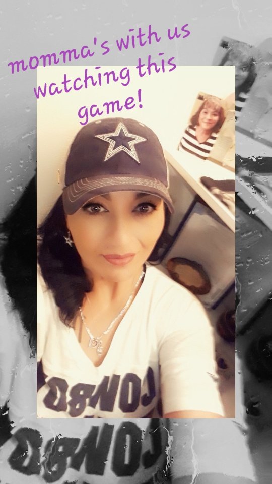 ledesmaiam's tweet image. My beautiful momma... my fav pic, and her fav cap!! #heavenhasthebest #herteam #CowboysNation #superbowlbound #getitboys #DC4L