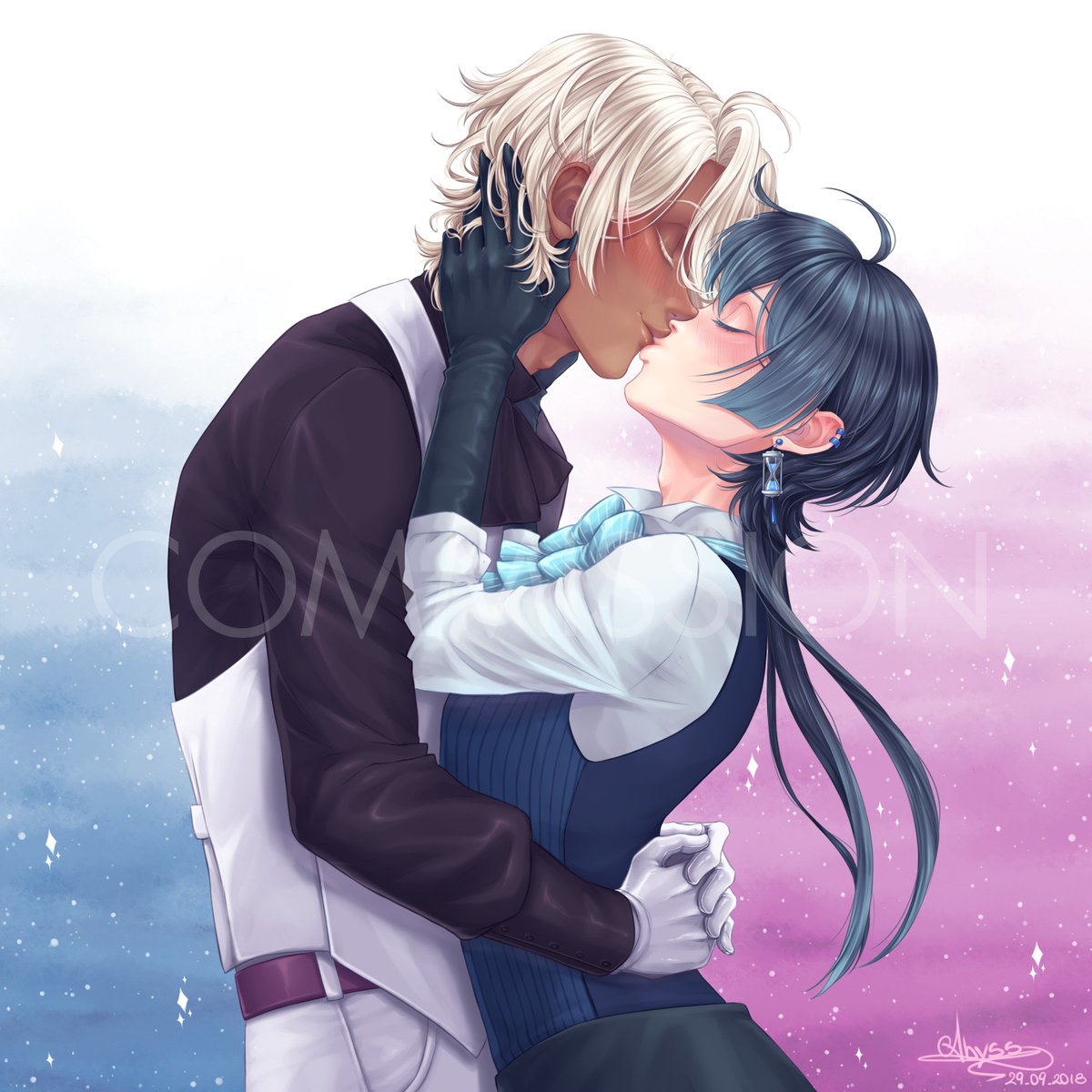 vanitas and noe kiss