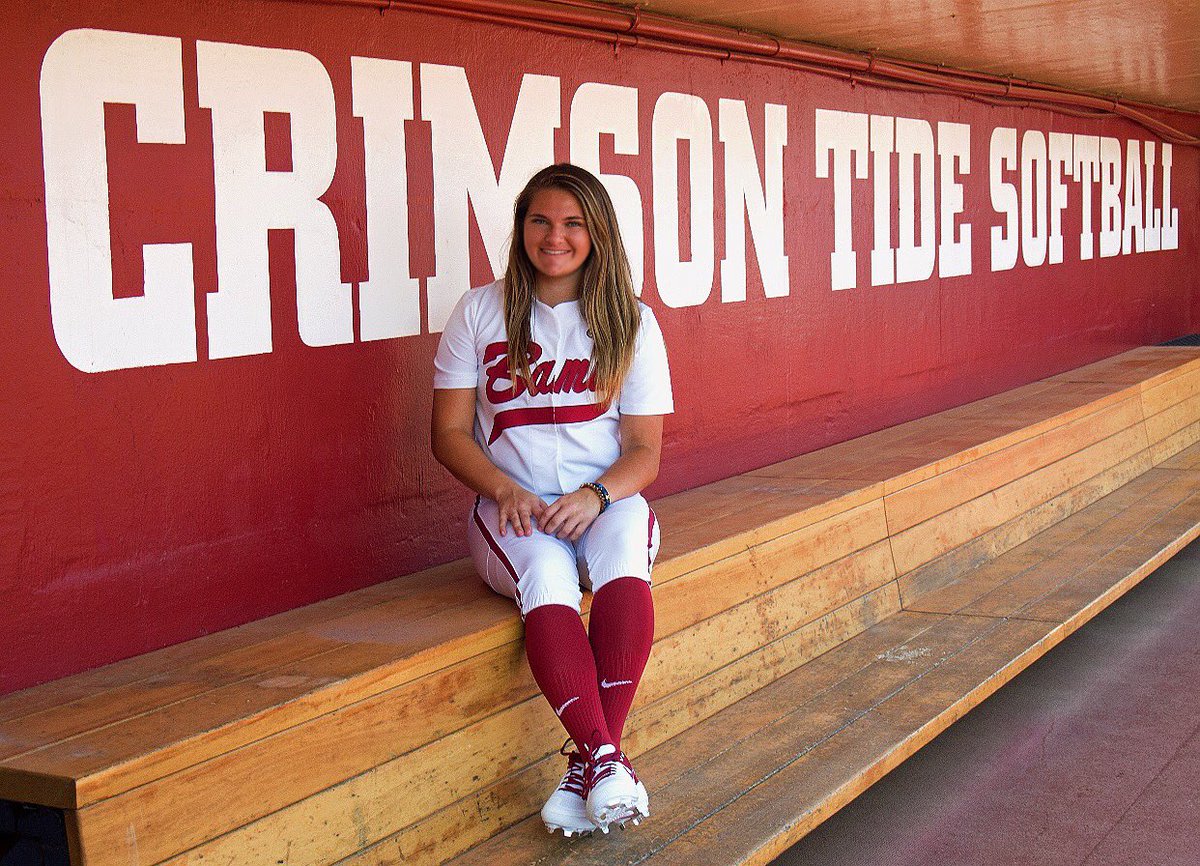jennalord03's tweet photo. I am so excited to officially announce that I have made my decision to commit to the University of Alabama. I can’t thank my family, the Alabama staff, and coaches enough for everything they do for me and continue to do for me throughout this journey!! ROLL TIDE!! https://t.co/73gbswfsk7