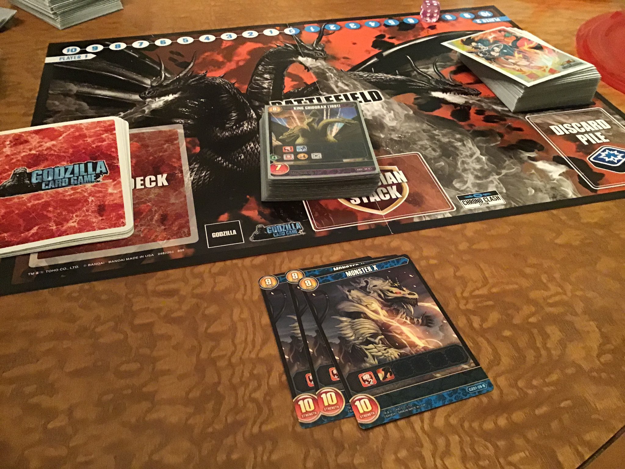 Pro-Play Tour on Twitter: "Messing with the brand new Godzilla Card Game!  Anyone else give it a shot? How do you like it? #godzilla #cardgame # chronoclashsystem https://t.co/AZkp7Z6cCJ" / Twitter