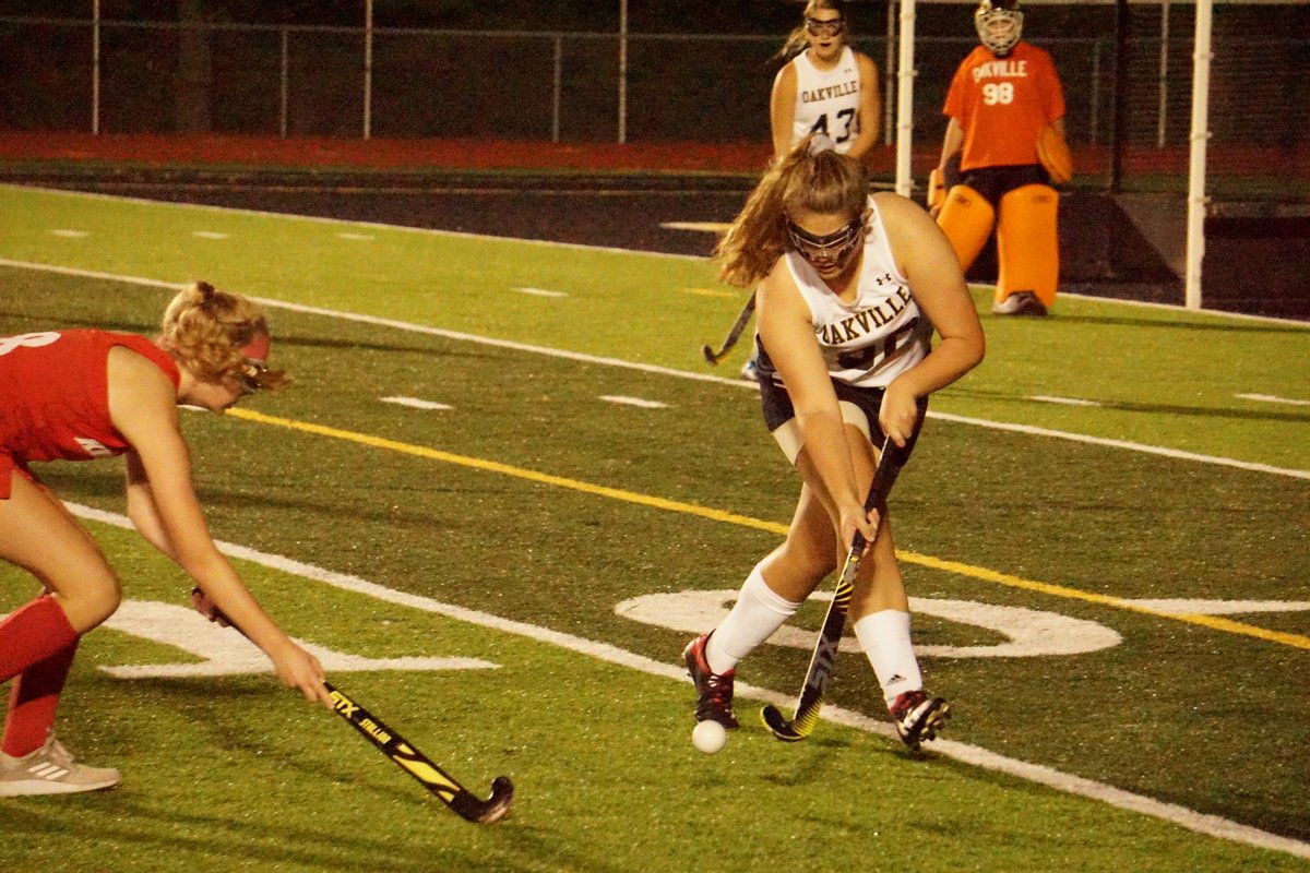 OFieldhockey's tweet photo. The girls hung tough in a defensive battle against Kirkwood. 0-0 tie. @BCzuppon @OHS_Tigers https://t.co/PVeyfjJXIR