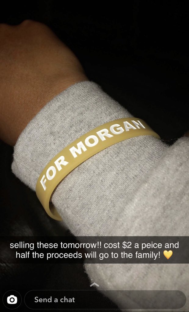 wellington_high's tweet photo. ATTENTION ALL STUDENTS!!!

The volleyball team will be selling For Morgan bracelets during 1st and 2nd period lunch’s for $2. Half the proceeds will go to the family. #ForMorgan💛 https://t.co/CpyHlz4qGv