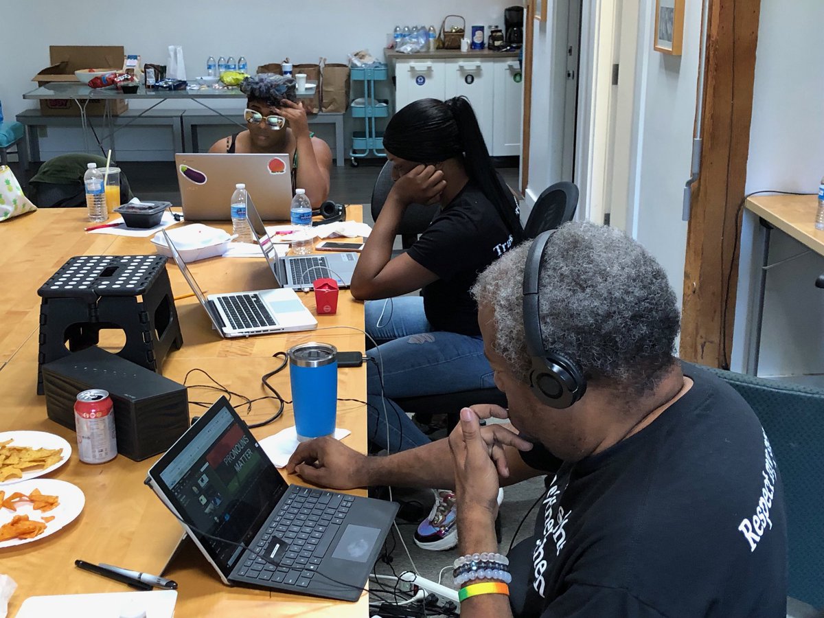 PositivelyTrans's tweet photo. Shout-out to an amazing group of participants for yet another incredible weekend of #storytelling and community building! Want to find out what stories our #PositivelyTrans members told this year? Stay tuned for our 2019 videos’ release #comingsoon @TransLawCenter https://t.co/6795eLbBqG