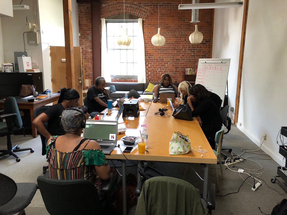 PositivelyTrans's tweet photo. Shout-out to an amazing group of participants for yet another incredible weekend of #storytelling and community building! Want to find out what stories our #PositivelyTrans members told this year? Stay tuned for our 2019 videos’ release #comingsoon @TransLawCenter https://t.co/6795eLbBqG