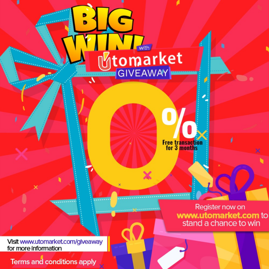 Utomarket's tweet photo. The great opportunity you have been waiting for is here! Be among the lucky winners to trade on our platform for free for three months! Register now on https://t.co/5tsGdAGtp1 to be a lucky winner! https://t.co/H47vXyCHDE