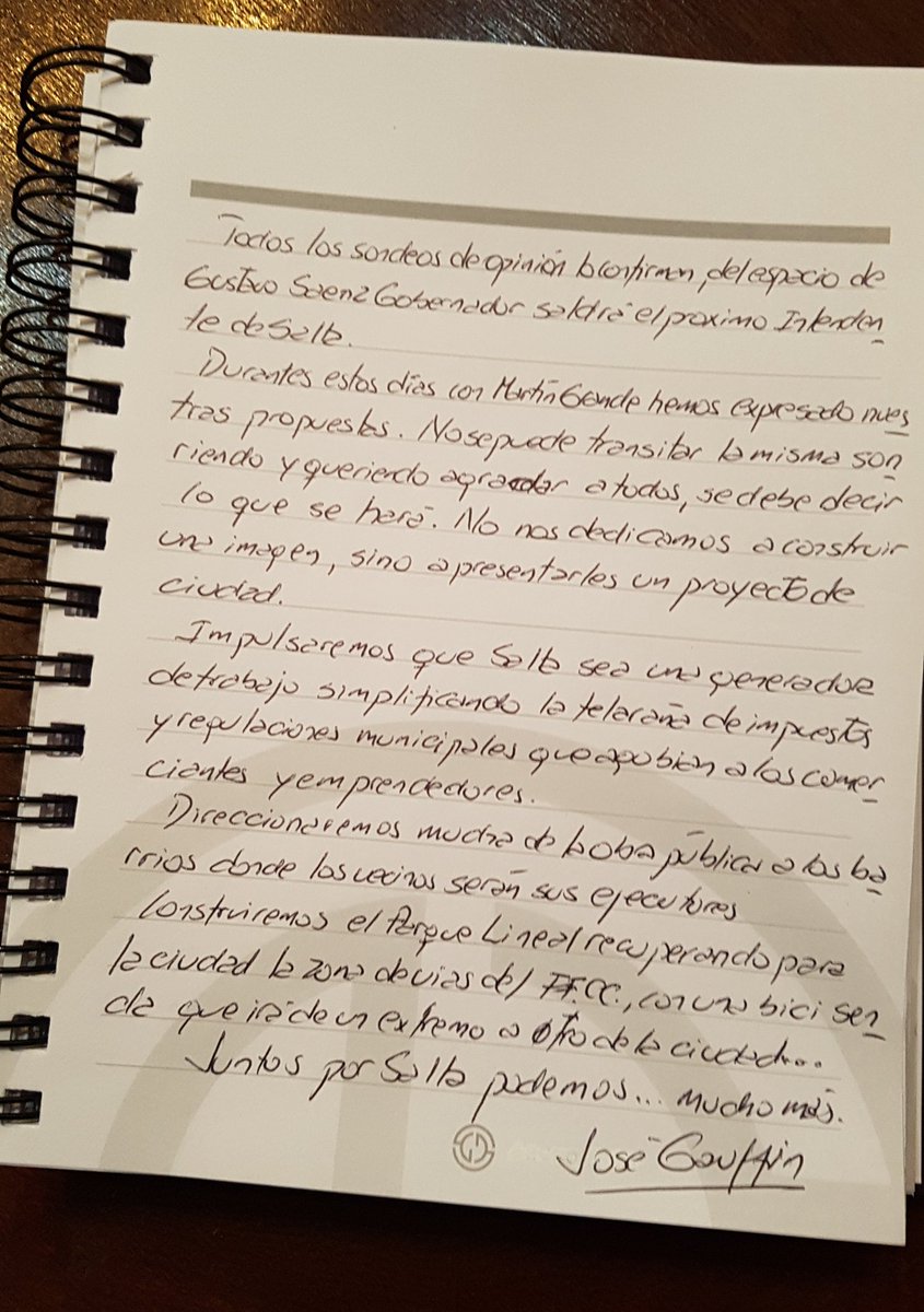 josegauffin's tweet photo. Podemos tener una #Salta con trabajo para todos, más moderna y la segura. #MartinGrande #SiSePuede https://t.co/rcRBI6tchH