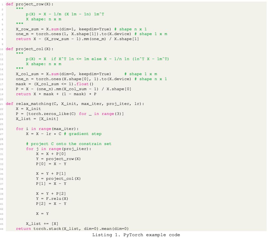 lrjconan's tweet image. Interested in a differentiable bipartite matching algorithm with theoretical convergence guarantee and &amp;lt;50 lines of Pytorch code? Please check our ICCV work:
arxiv.org/abs/1909.12471
Code: 
github.com/ZENGXH/DMM_Net
With Xiaohui, Li, Yuwen, @FidlerSanja and Raquel