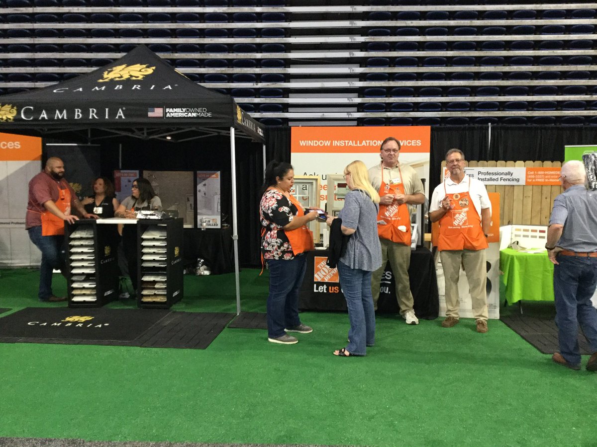 THDhulecki's tweet photo. SE Military 6988 and Home Services wrapping up The San Antonio Home Show with great success! Awesome Job Joe and Team! @THDJAKEM @thdmichaelbell @michael_HDE @THD_SamiJo @THDJoey @KaseyCardenas77 @ShardayLove92 https://t.co/6EJBT2rKT3