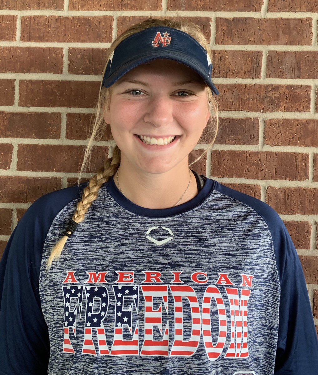 KevinBlaskowski's tweet photo. Congratulations to AF National 18U’s Alexis Szafran, 2020 shortstop/third baseman, on her commitment to play softball at Northwestern State University (NCAA-I, Southland Conference).
#DemariniDiamondSquad #DrivenElite #CSA #BLASTMotion #Oakley #NewBalance #PowerNet https://t.co/NK8nAD5B64