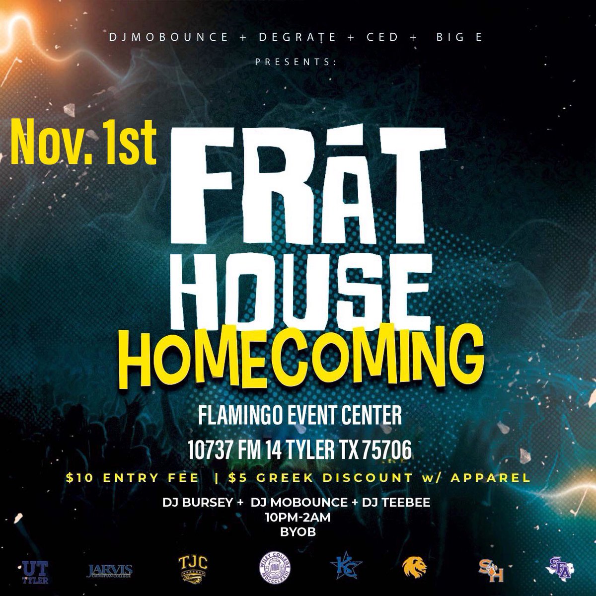iamdjmobounce's tweet photo. #TCHC2019 #FRATHOUSE OMG Back @ It Again https://t.co/ihdWaq2AP2