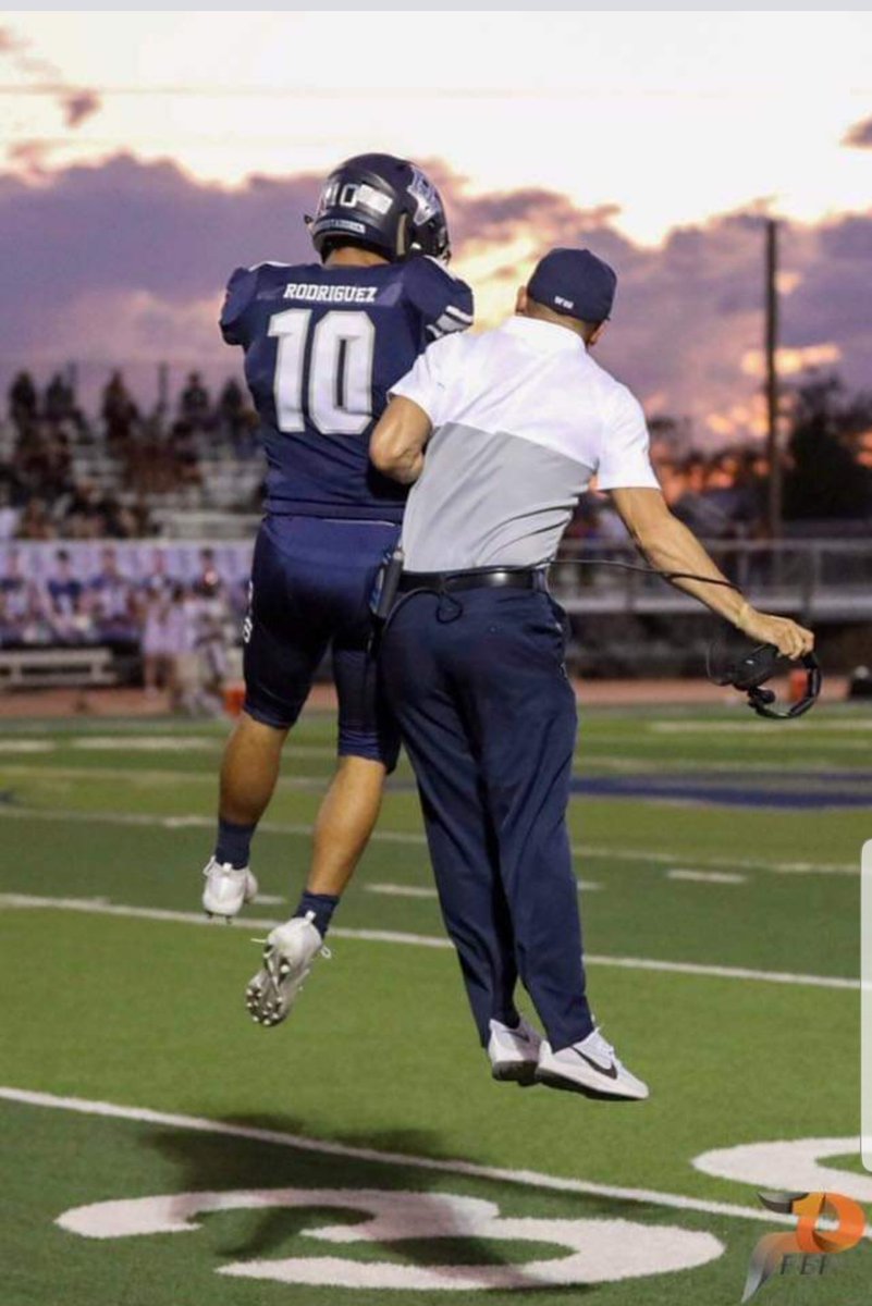 Awesome pic of my son, G. Rodriguez #10 and Coach Torres... #OFOD