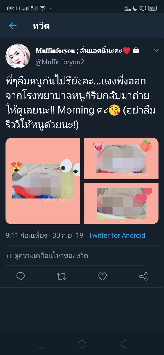 𝑴𝒖𝒇𝒇𝒊𝒏 ; ลั่นในแอคล็อคนะคะ tweet media