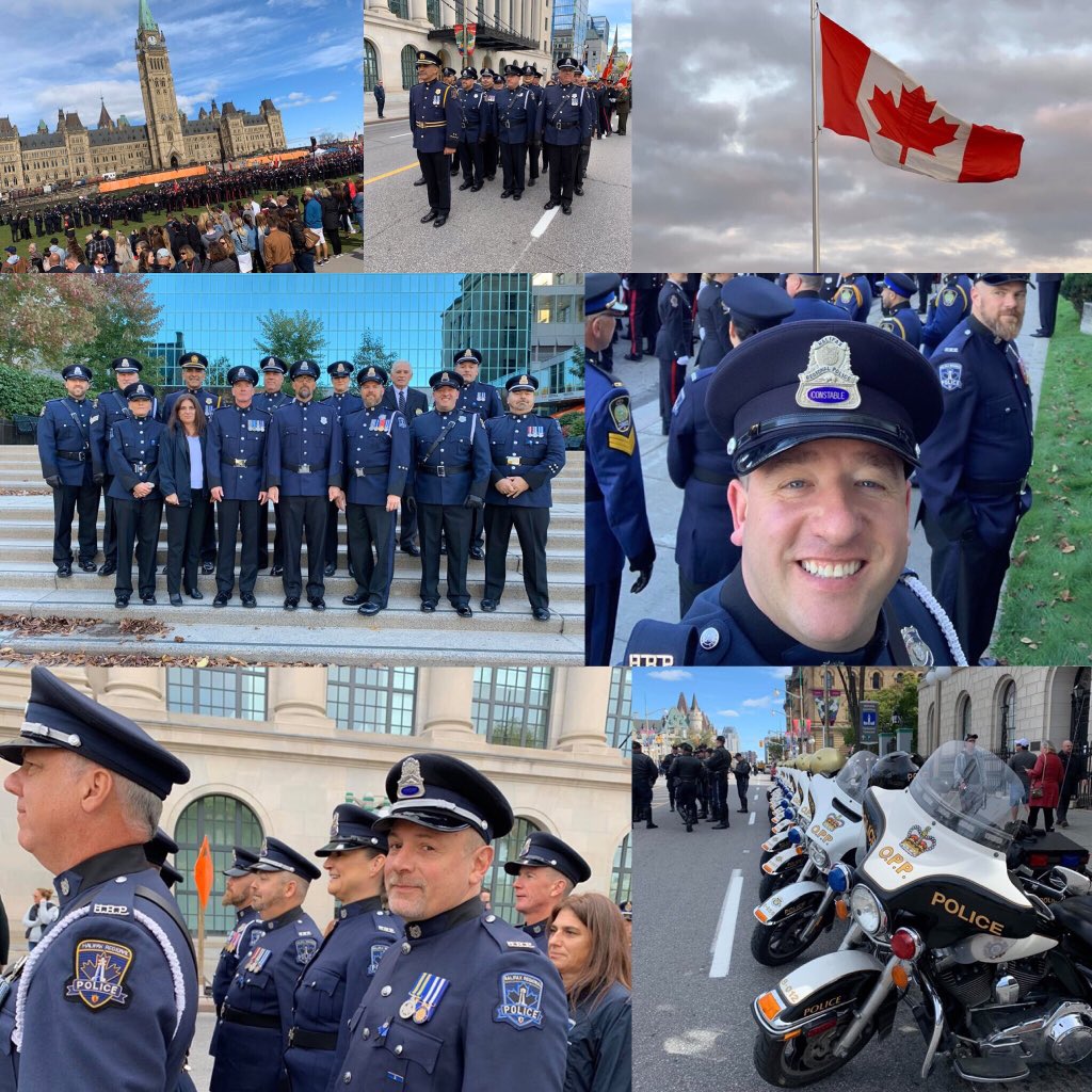 So very proud of my brothers and sisters in blue <a href="/HfxRegPolice/">Halifax_Police</a> who travelled to Ottawa to honour and remember those who paid the ultimate sacrifice in service...👮🏻‍♂️👮‍♀️💙💙💙💙💙💙💙💙💙💙#NationalPoliceMemorialDay #NPMD19 #NeverForgotten #thinblueline