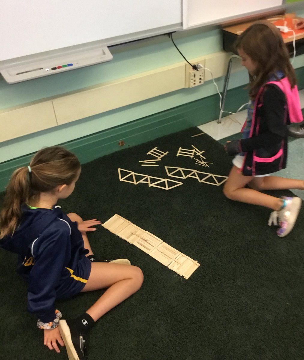 MrO_211's tweet photo. After researching, planning, and designing, we began building bridge models that include the unique design features of a suspension, arch, beam, or truss bridge. Stay tuned for finished products! #ThisIsWES https://t.co/5wjQy0a0kv