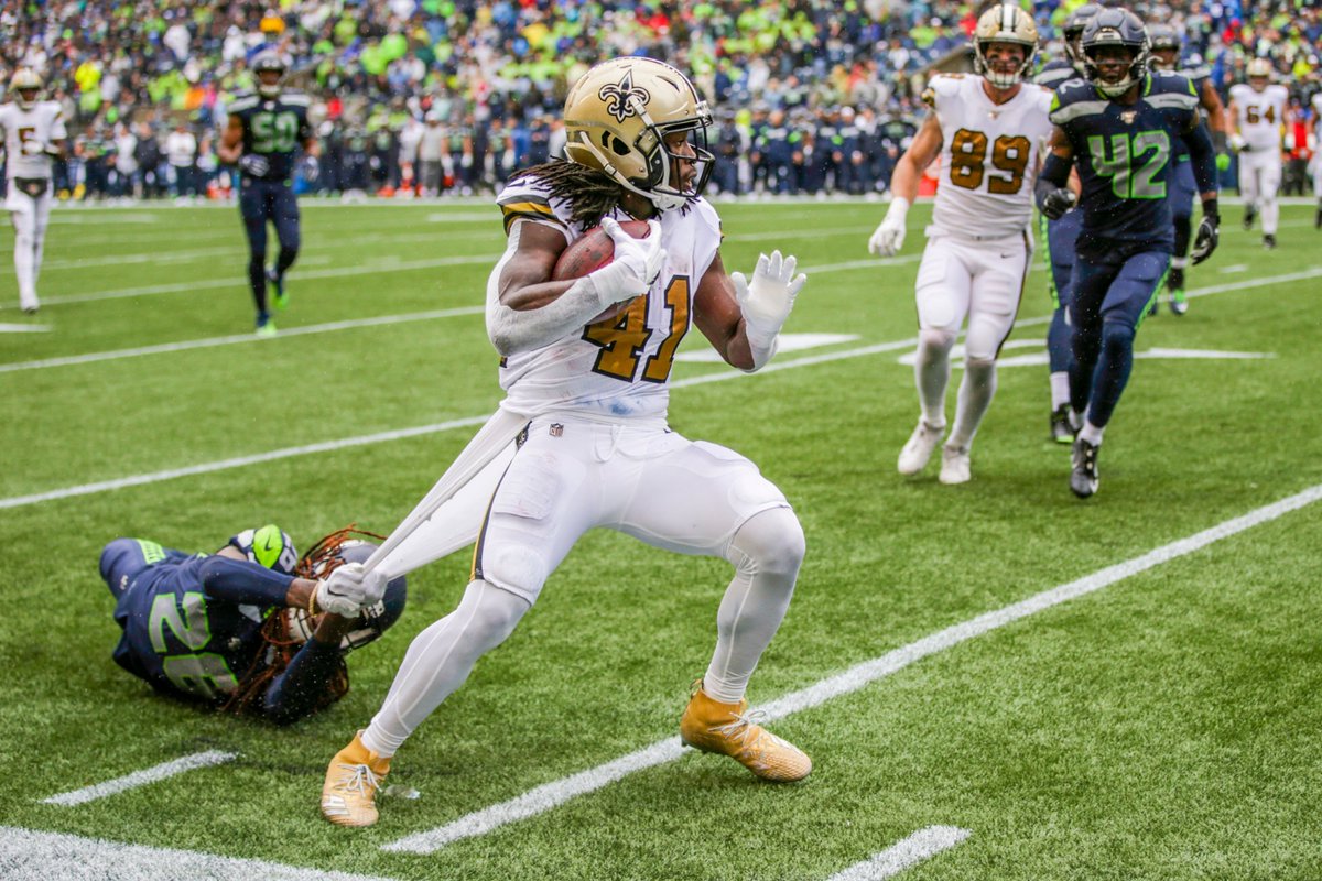 Saints's tweet photo. Somebody get this man a new shirt #Saints 😄 https://t.co/oqG6JPQU9j