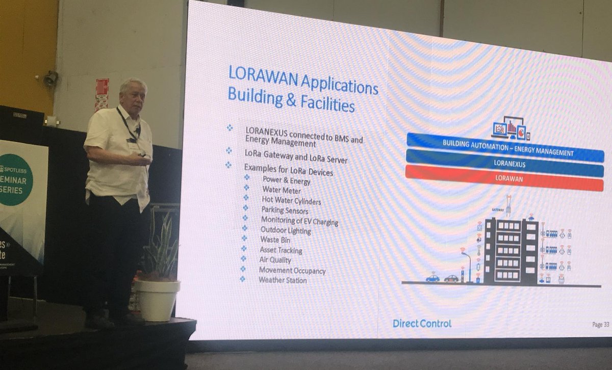 control_direct's tweet image. Our CTO discussing the benefits of LoRaWAN at @facintegrate. Smart devices communicate valuable, which opens up new opportunities for improved performance &amp;amp; the delivery of value-added services to reduce costs &amp;amp; validate investments in energy-savings.