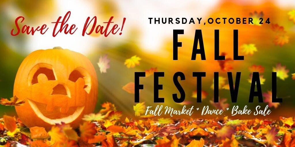 ECSEnrichment's tweet photo. Mark your calendar &amp; save the date! We are excited to be holding our Fall Festival on Thursday, October 24. Join us for an evening of fun, dance, bake sale and fall market! More details to come so stay tuned... https://t.co/DYzg6QPBPP