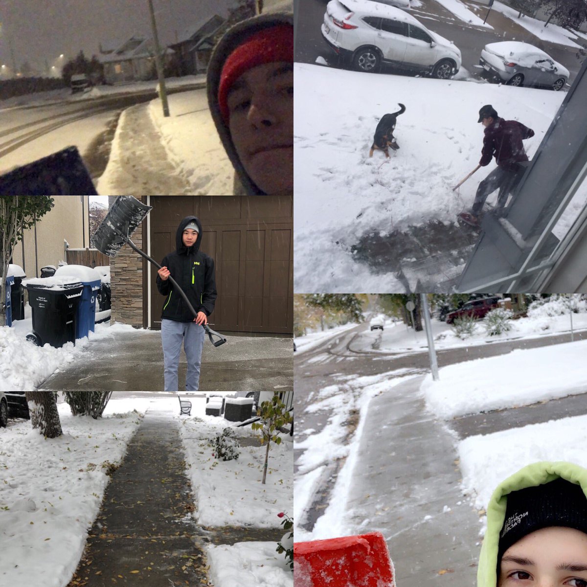 CNHA_U18AAA's tweet photo. It’s not all about hockey, all the time. Boys took advantage of the first snowfall to do some shoveling on the streets and sidewalks in their community. @CNHA_Assoc #GoodPeopleFirst #GreaterGood #NorthstarsPride #NorthstarFamily #EverydayPurpose #YYC #YYCsnowfall https://t.co/GiHtdr7a6q