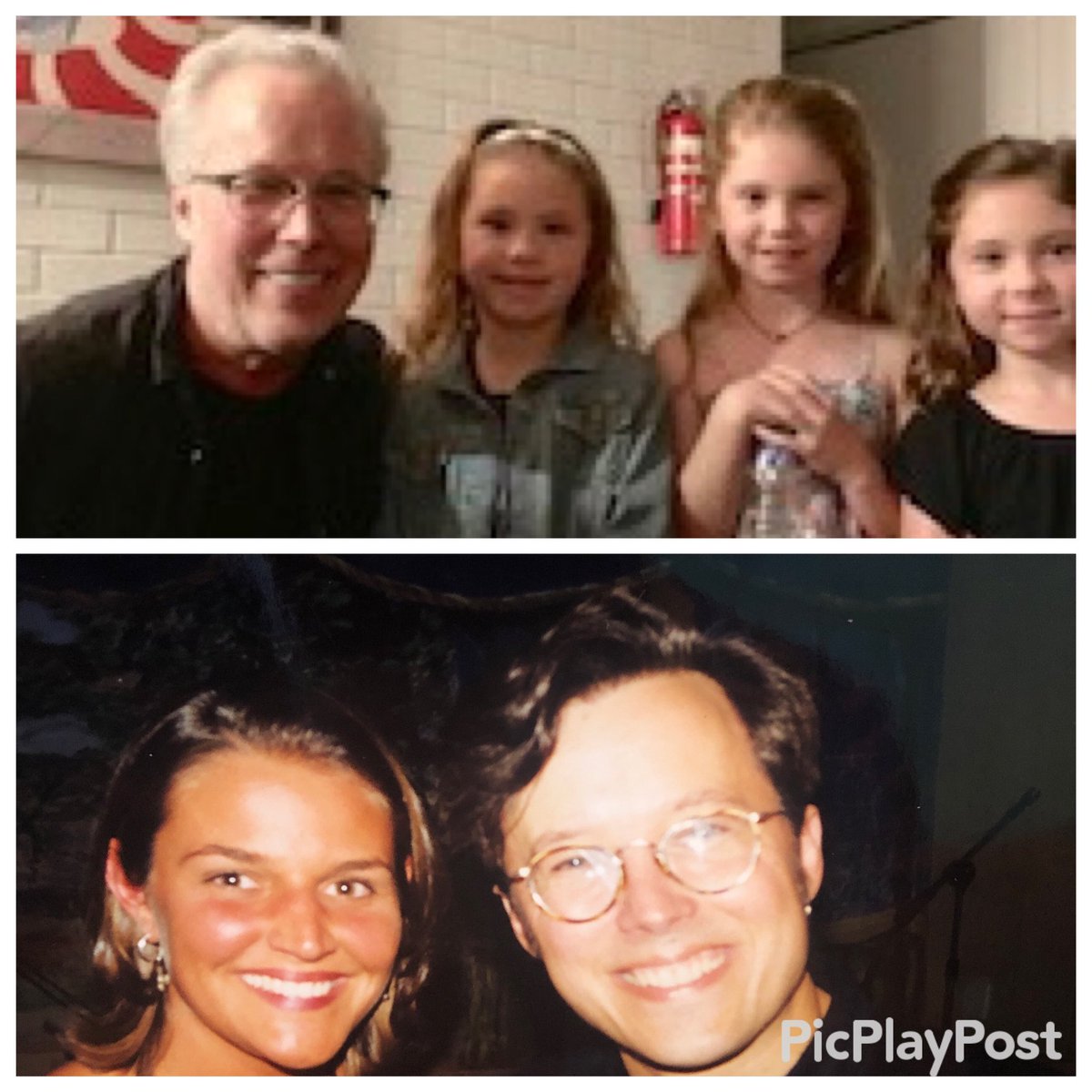 Babs0324's tweet photo. @RadneyFoster pic of you &amp; me @gruenhalltx in ‘96 and a pic of you &amp; one of my 3rd grade students last week in Austin. We have you in common. https://t.co/drUmjWb6ip