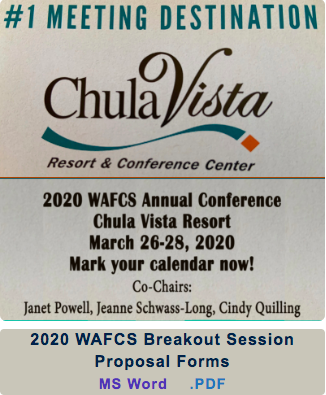 Don't miss out! Be sure to mark your calendars for the Annual spring WAFCS conference at the Chula Vista resort March 26th-28th! It is an amazing opportunity to connect with other FCS members and gain valuable professional development. #SayyestoFCS