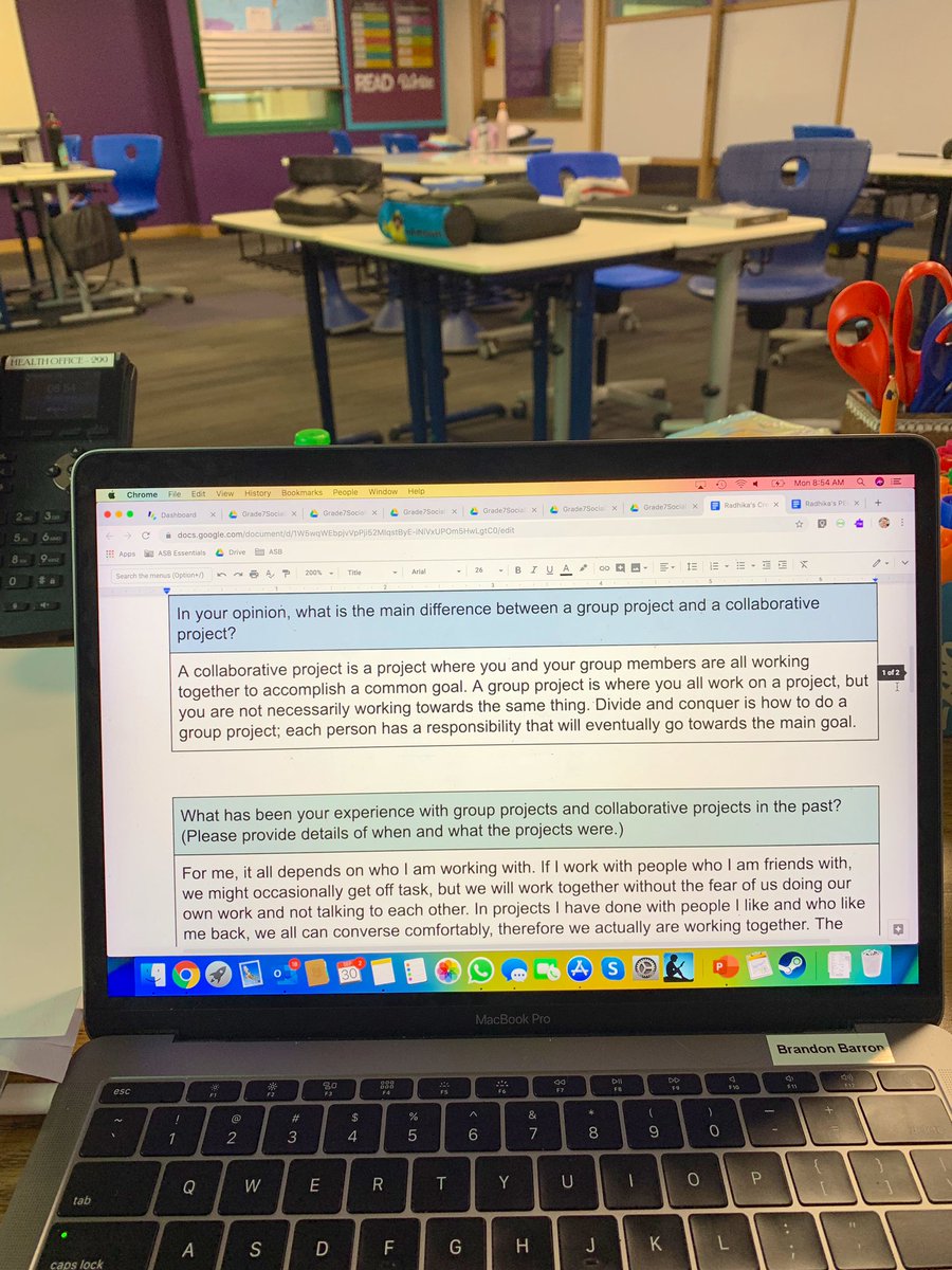 How do we move from “group work” to truly collaborative student teams? This year, I’ve asked my students to fill out job applications to share their strengths and support needs. They’re taking it very seriously! #reflection #collaboration #studentvoice #whatschoolshouldbe