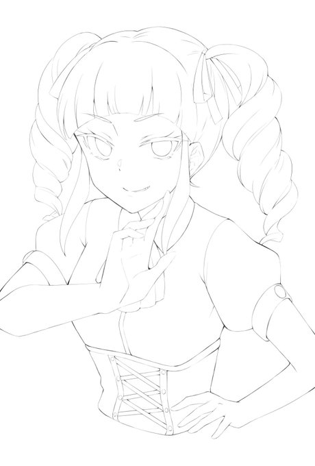 ユリカ様の線画 