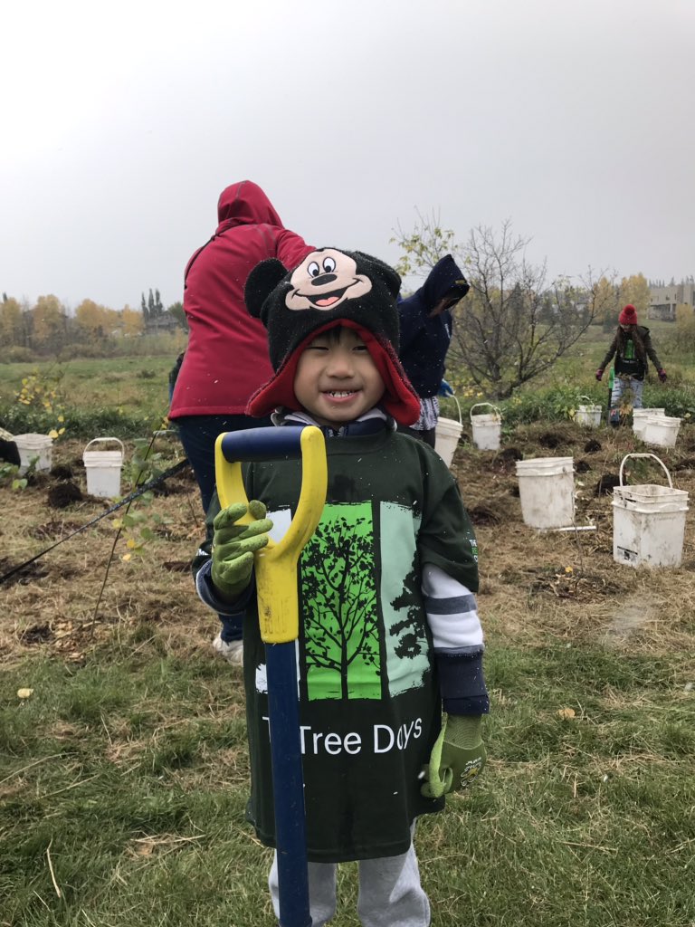 A little cold is not going to stop #treedays #tdfef #tdtreedays