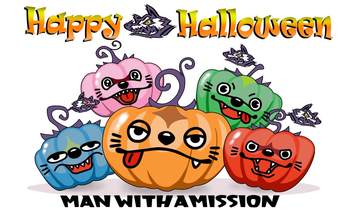 Onoue Noboru のん Man With A Mission Halloween 10月イラスト Mwam Halloween 10月 イラスト
