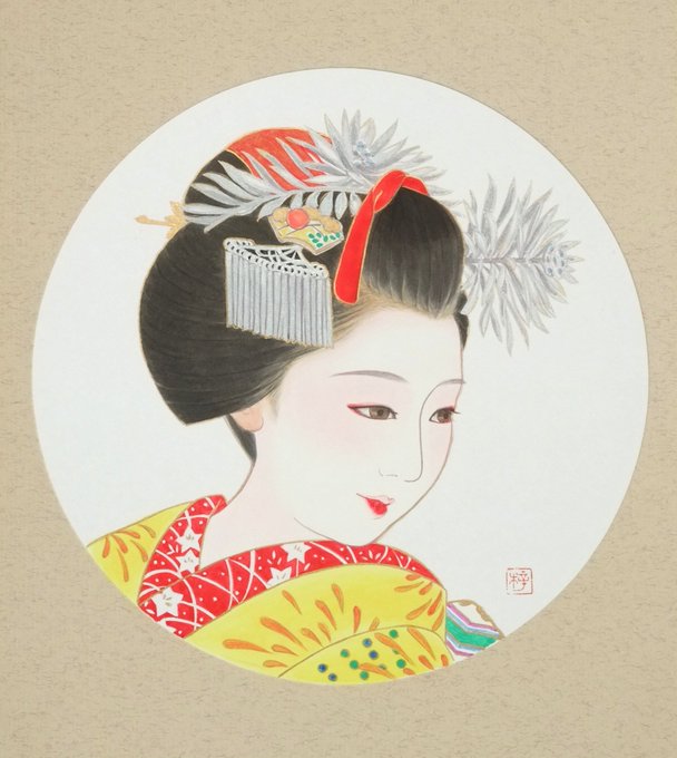 「円 髪飾り」のTwitter画像/イラスト(古い順)