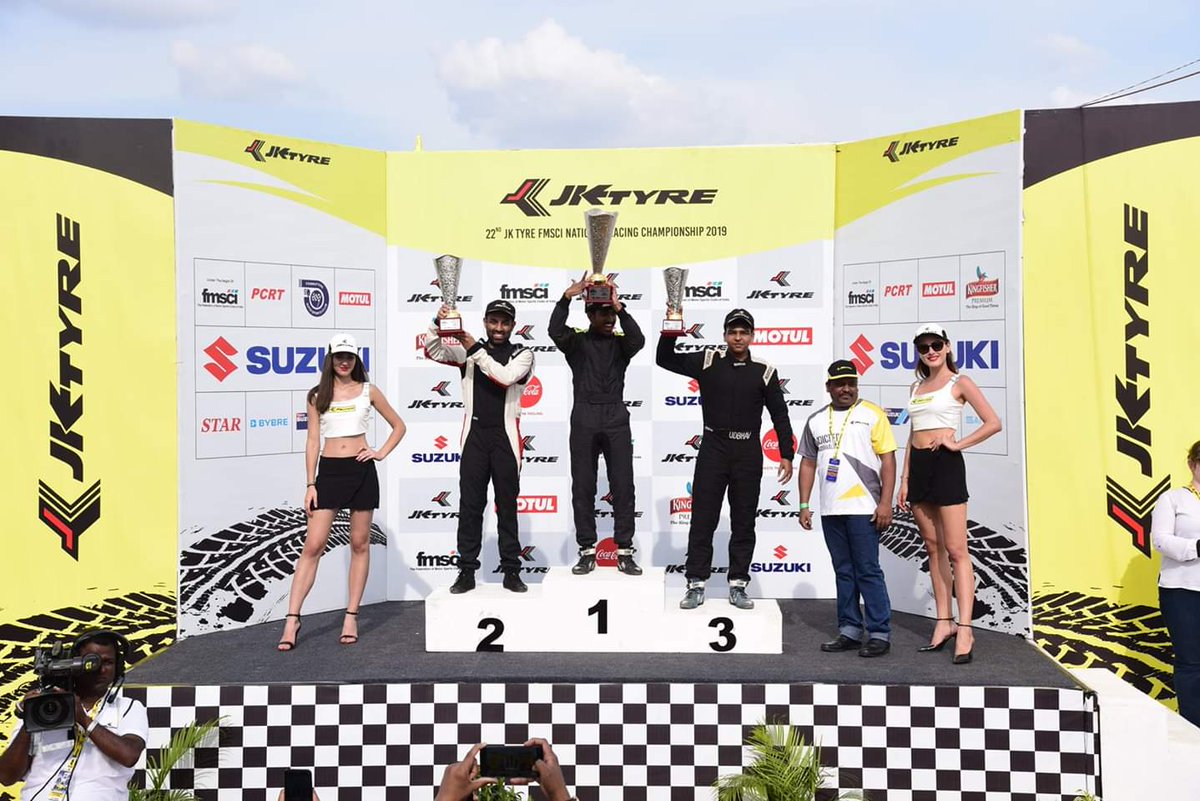 JKTyreRacing's tweet photo. Those who roar the loudest, gets to hear the loudest applaud. (4/4)
Congratulations Winners!
#Racing #JKTyre #Winners #Congratulations #AgainstOdds #Gixxer #LGB #Coimbatore #Speed #Heartstrings #RacingChampionship #JKNRC #FMSCI #PedalToMetal https://t.co/6z5tjJjNbk