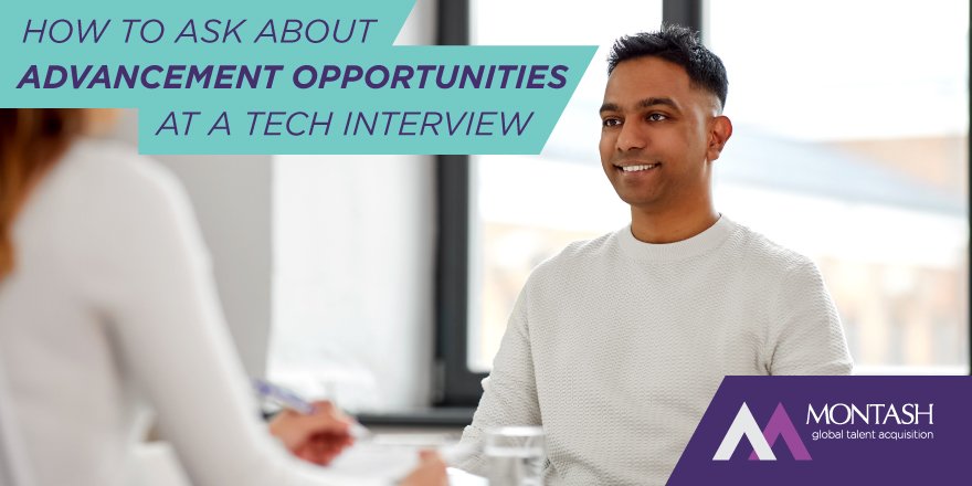 _Montash's tweet photo. Tips on how to ask about career advancement opportunities at your next tech interview >> https://t.co/PqrgHtO0t8 #MondayMotivation #InterviewTips #techjobs https://t.co/AU05JVSS0Y
