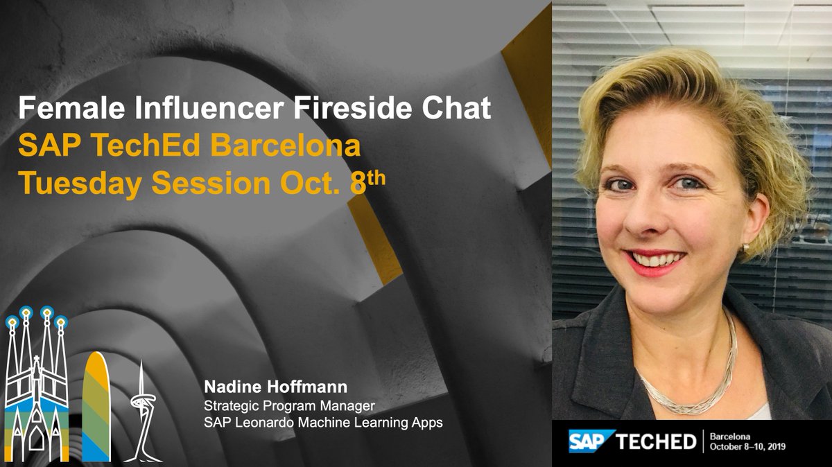 Join this years TechEd Barcelona female influencer panel where my colleague Nadine will share personal reflections, highlights and TechEd recommendations. Make sure to be there! 🌇