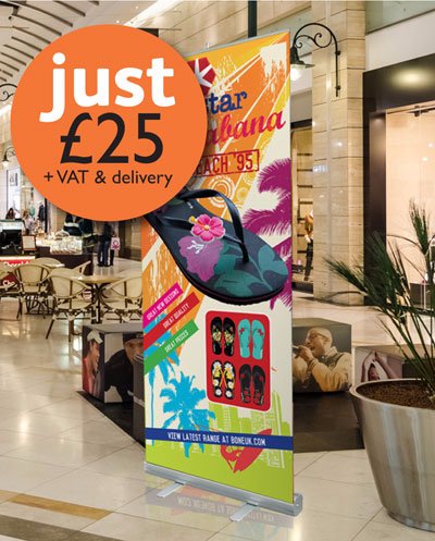 JustGBsignage's tweet image. We produce very large roller banners at Just, which can be up to 6’6” x 6’6”. They are supplied in a lightweight aluminium base and have two twist out feet.
bit.ly/2nNE7tk
#Advertisingbanners #banners #rollerbanners #Advertising #scrimlessbannermaterial #nextdaydelivery