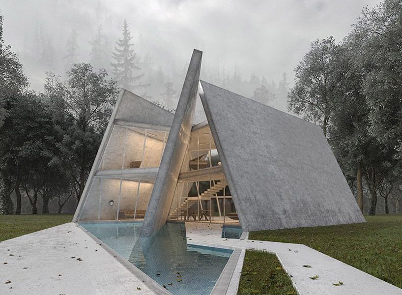 designboom's tweet image. MADO architects envisions oblique walls of concrete for sisangan villa in iran
designboom.com/architecture/m…