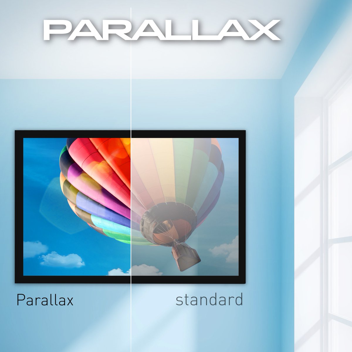 ProjectaScreens's tweet image. Parallax is a #projectiontechnology that features an advanced optical lens system that rejects light, rather than only diffusing light. Offering extremely wide viewing angles, no speckle and no glare, it's perfect for #ProAV applications. legrandav.com/products/proje…