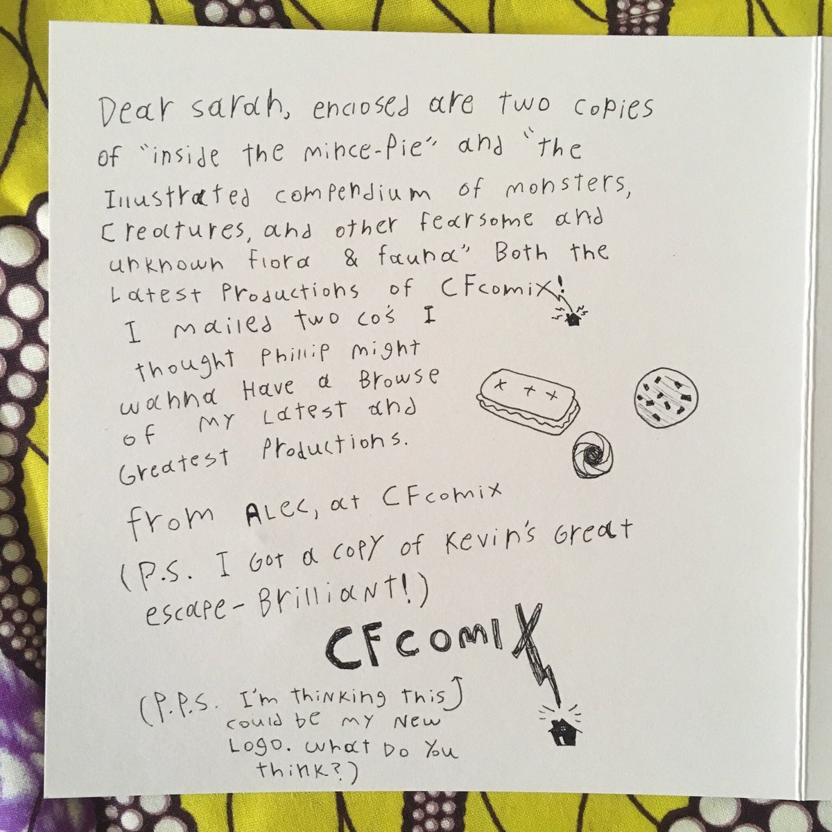 jabberworks's tweet photo. Exciting new comic books in the post from 10-year-old writer-artist @CFcomiX! If you’re in Kendal at @comicartfest 11-13 Oct, absolutely stop by Alec’s table and pick up yourself copies of each! ⭐️👍 #LICAF2019 (Glad he liked #KevinsGreatEscape, too!) https://t.co/KCQVw9jYU0