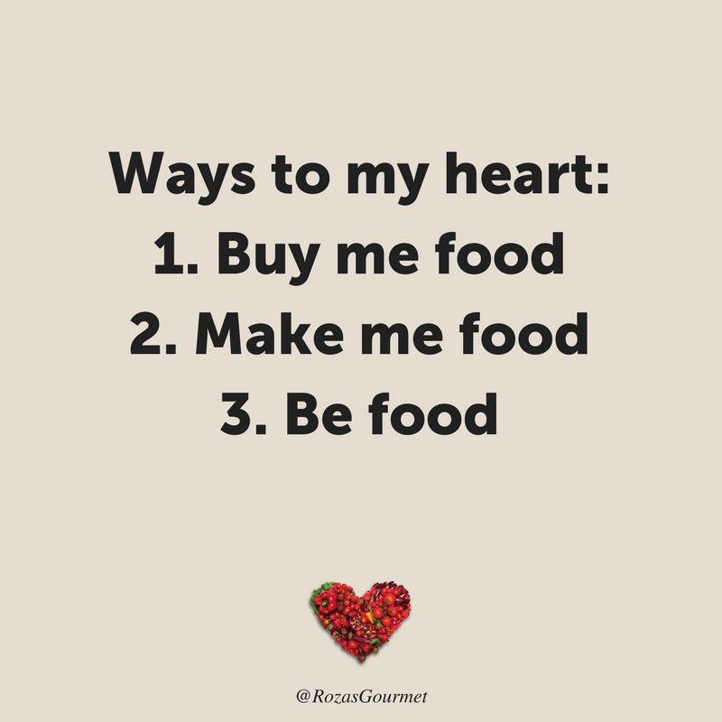It’s pretty simple ❤️

#foodlovers #foodquotes #foodie