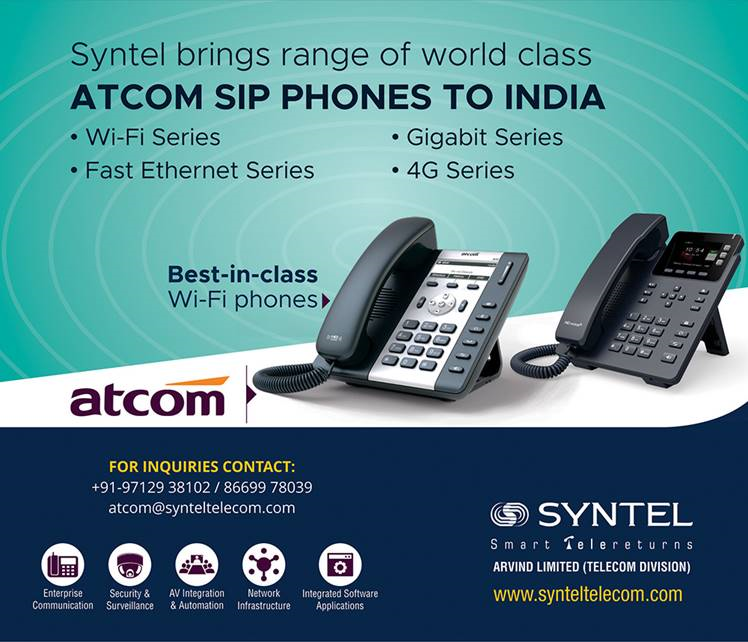 syntelbyarvind's tweet image. Syntel Telecom - A Division of Arvind Limited brings the range of world call IP Phones #ATCOM #ipphones #sip #ippbx  #wifiphones #synteltelecom bit.ly/atcomsipphone