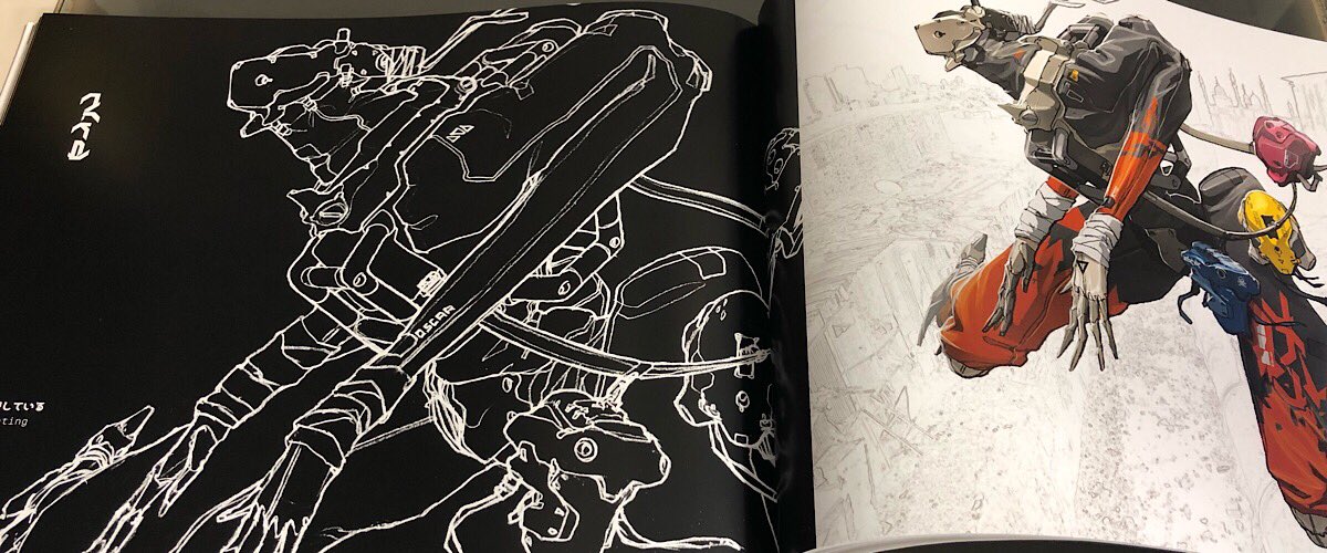 Dreaming in Mech: The Art of Nivanh Chanthara を購入、イギリスの書店からやっと届きました。凄くかっこいいです‼︎