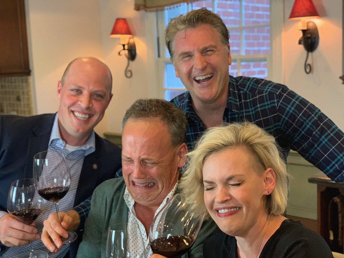Shot the latest Hollywood and Wine episode with legendary animation voices <a href="/KariWahlgren/">Kari Wahlgren</a> and <a href="/deebradleybaker/">Dee Bradley Baker</a>   What a way to spend a Sunday afternoon our Somm to the Stars Pierson Ryan takes us around the world with great wines from NY state to Chile to Oregon and California