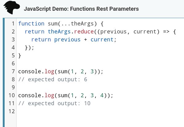 md_coder's tweet image. This is kinda complicated until you actually run into problems easily solved by #RestParameteres #js #vanillaCode