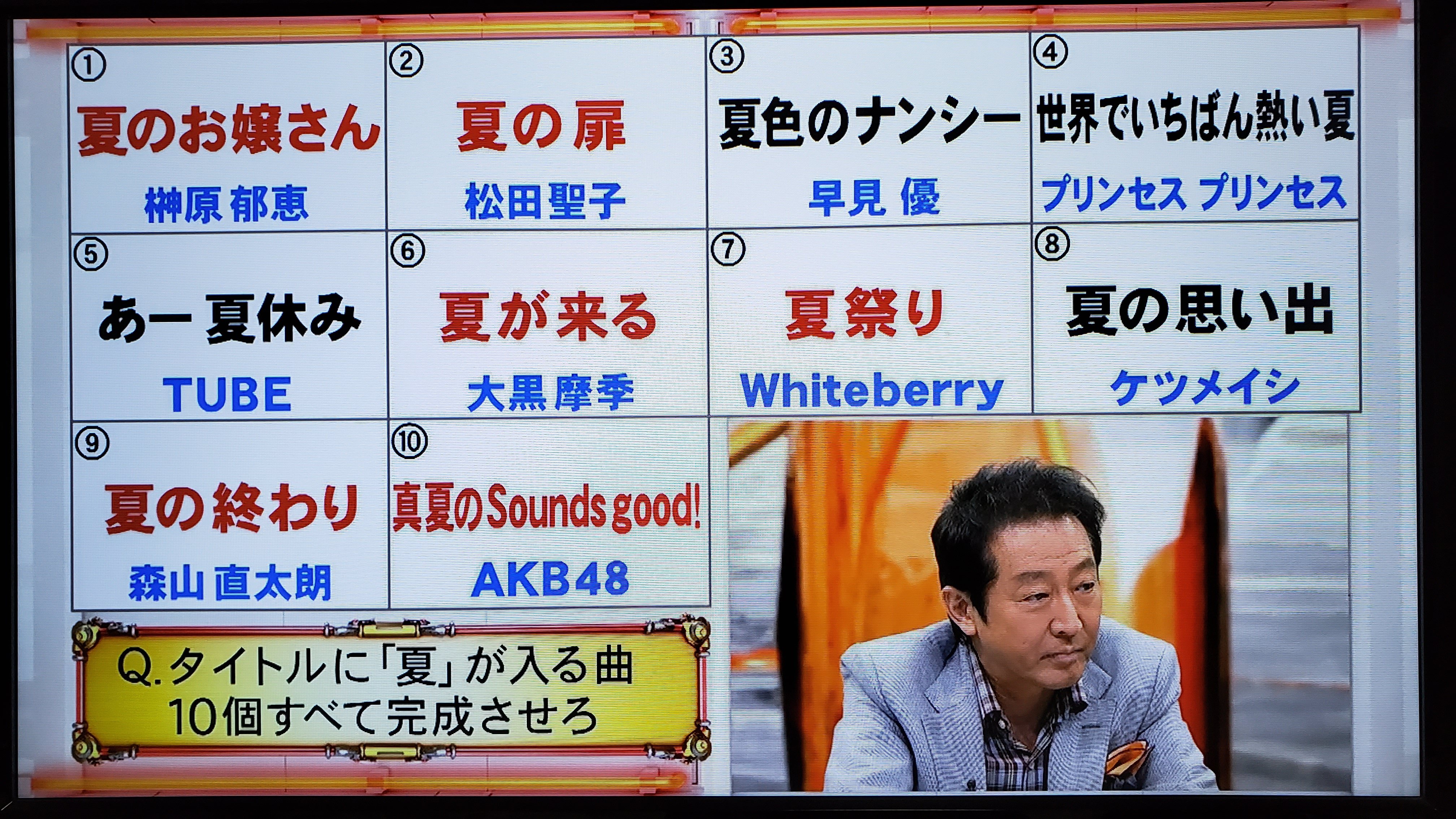 トモカ 在 Twitter 上 ネプリーグ ファイブボンバー 名門大男子チームへの問題 タイトルに 夏 が入る曲 た から始まる四字熟語 現役女子大生チームへの問題 パピプパポ のいずれかが入る国 漢字3文字 心 T Co 8fhubqpgi8 Twitter