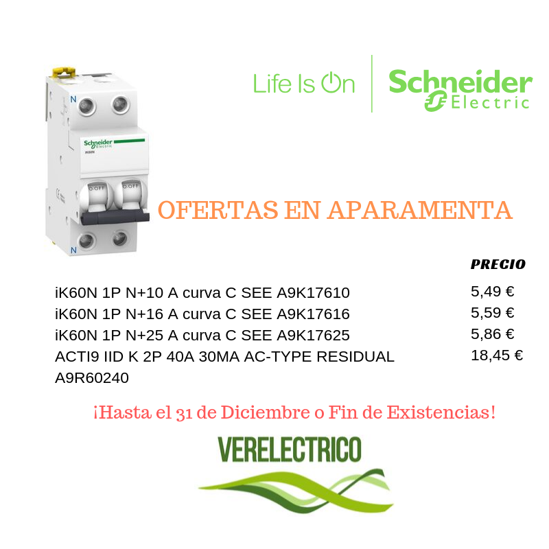 verelectrico's tweet image. Consulta nuestras #ofertas de #automáticos en #Aparamenta
#interrupor #automático #magnetotérmico
#schneider
verelectrico.com/cuadros-electr…