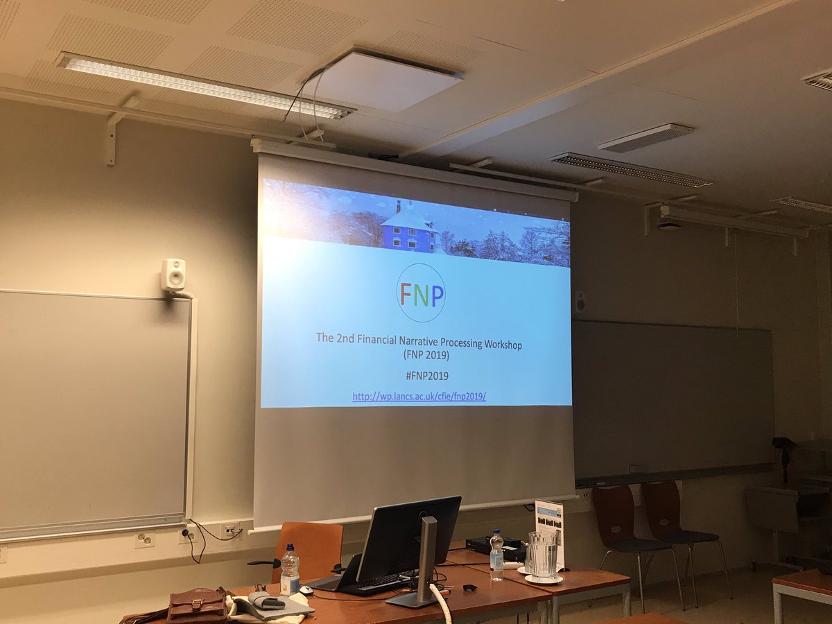 FinancialNLP's tweet photo. Here we go.. FNP 2019 @NoDaLiDa , Turku, Finland 🇫🇮 #fnp2019 https://t.co/lZVh6CfHsc