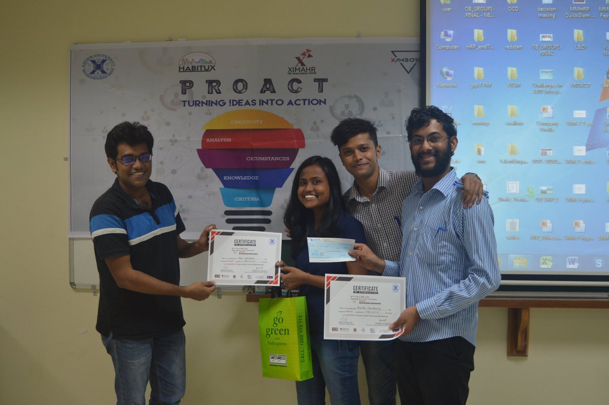 mba_umg's tweet photo. ProAct is one step solution to check your strategic skills & your analytical thinking. On 29th September 2019, it was conducted, which is a joint venture of @mba_umg & @Ximahr.
The winner was Team Doc-Preneurs.
#Xamboree #xamboree2019 #RisingFromTheAshes #XAHS #XAHR #XUB https://t.co/jaIoPwUq29