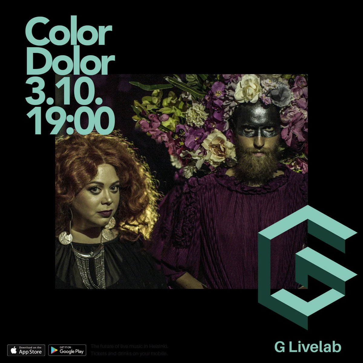 glivelabhki's tweet image. Lokakuun ensimmäisen viikon keikat G Livelabissa. 🍂

ke 2.10. Timanttinen keikka: 22-Pistepirkko 
***SOLD OUT***
to 3.10. @ColorDolor
pe 4.10. Juhani Aaltonen - Arild Andersen Re-Union Trio (FI/NO)
la 5.10. Kotipelto &amp;amp; Kupiainen Duo

Liput ja lisätiedot: glivelab.fi