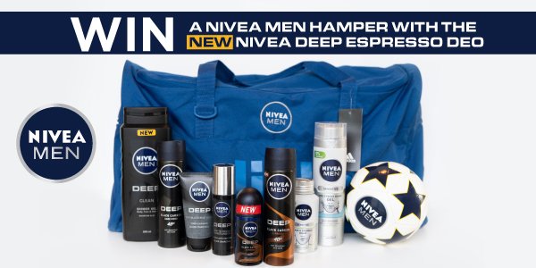 manbox_co_za's tweet photo. Win 1 of 5 Nivea Men hamper valued at R1000🙌🏼
Read more: https://t.co/sShiqSQJgO
#NIVEAMen #DeepEspresso #NiveaDeo #Manbox https://t.co/NtHA2Z65vx
